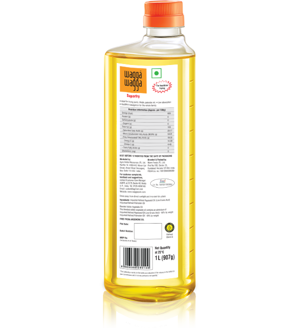 Wagga Wagga Superfry - Healthiest cooking oil for frying in India